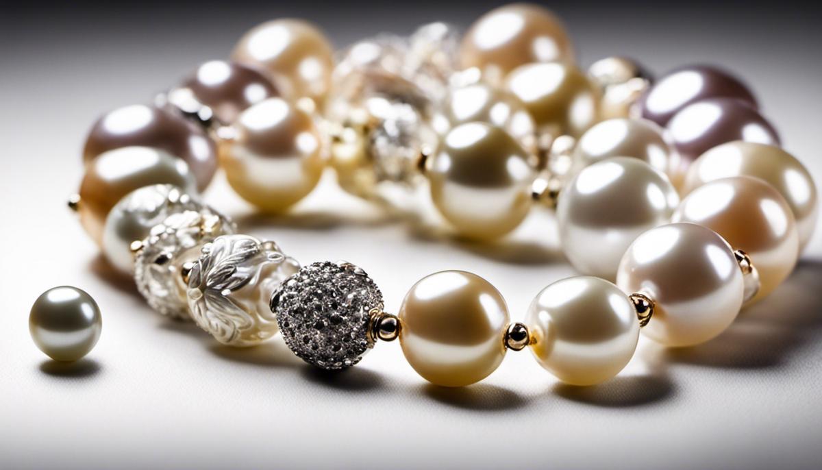 An image of pearls with a white background representing the spiritual significance of pearls in different cultures and religions.
