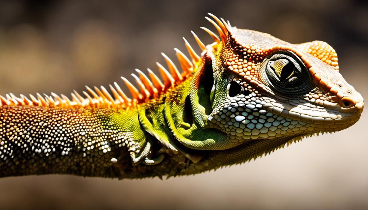 Image of a lizard representing adaptability and change