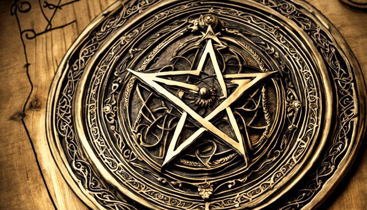 A pentagram symbolizing spirituality and its significance in various cultures and belief systems.